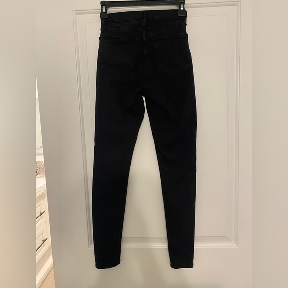 TopShop Jamie high rise black skinny jeans Size:25 - Picture 4 of 4